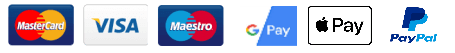 Accepted payment cards