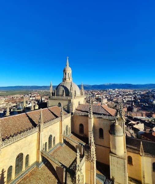 View of Segovia from the cathedral